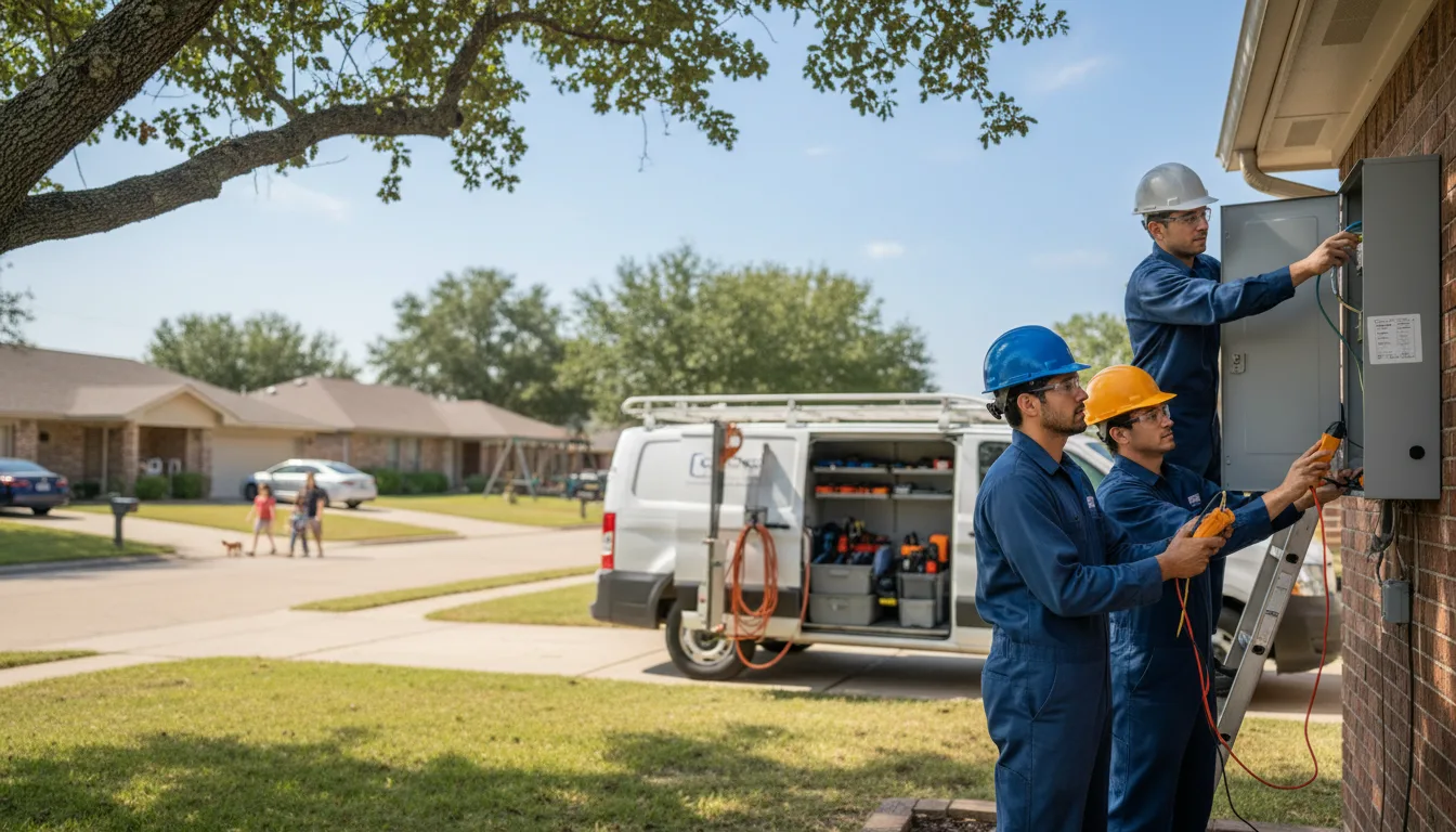 Certified electrician providing emergency electrical services in Overland, MO